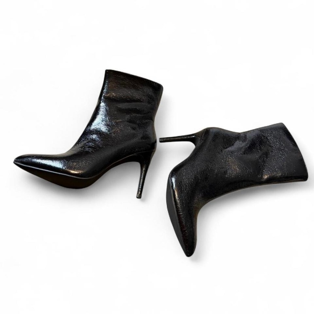 MIA Faux Leather Pointed Toe Stilletto‎ Ankle Boots